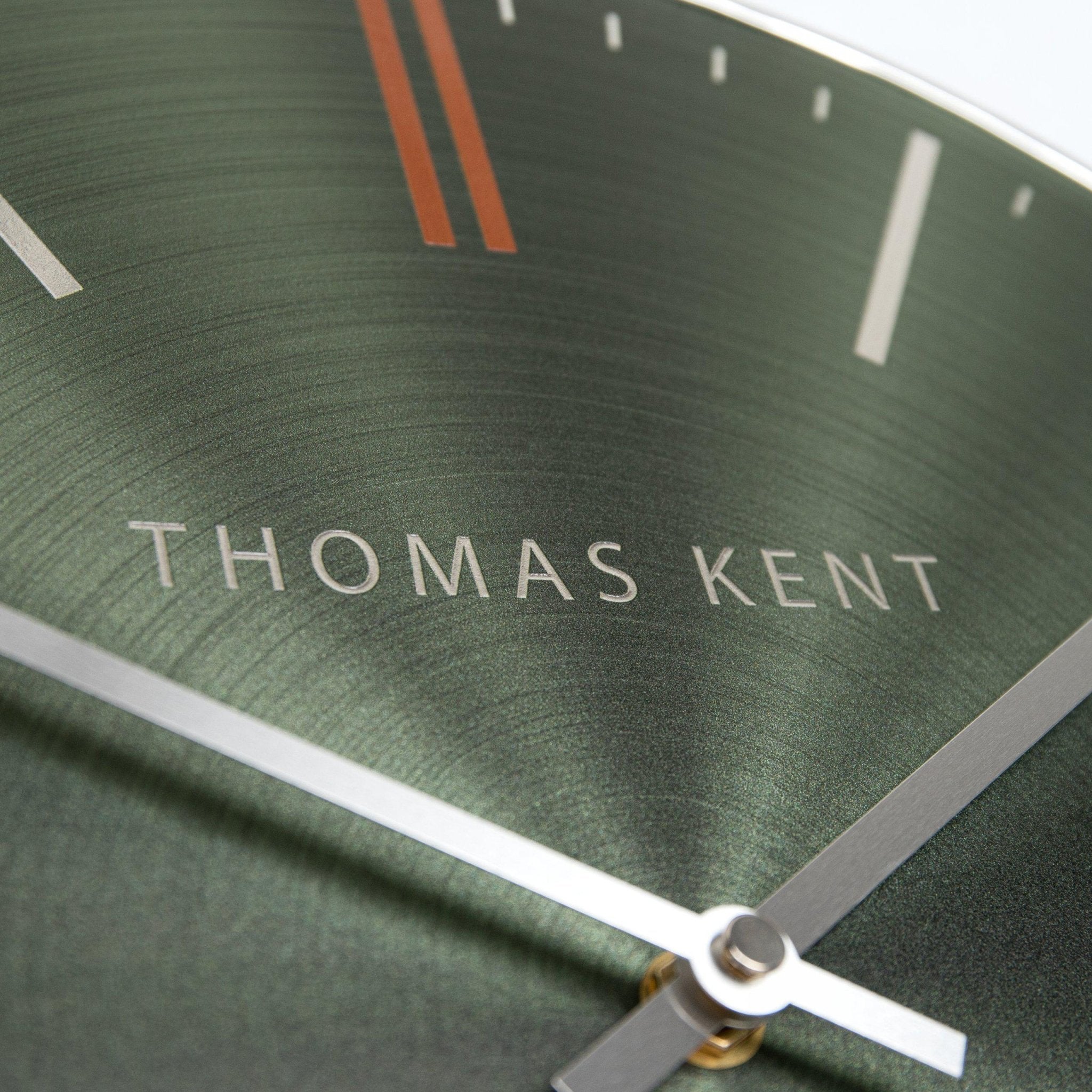 Thomas Kent Bistro Wall Clock - Emerald 35cm - Duck Barn Interiors