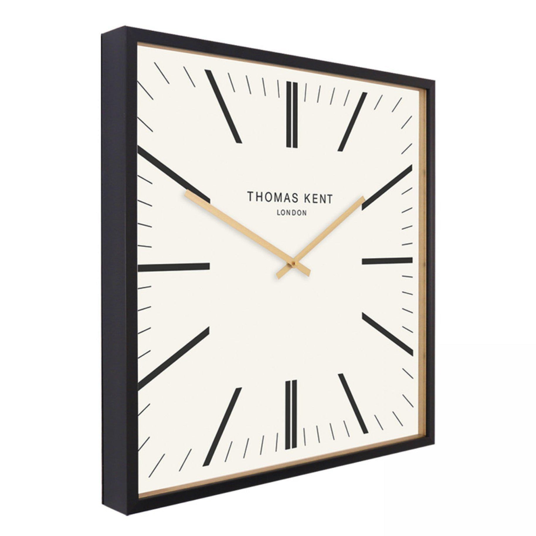 Thomas Kent Garrick Wall Clock - White (40cm/16") - Duck Barn Interiors