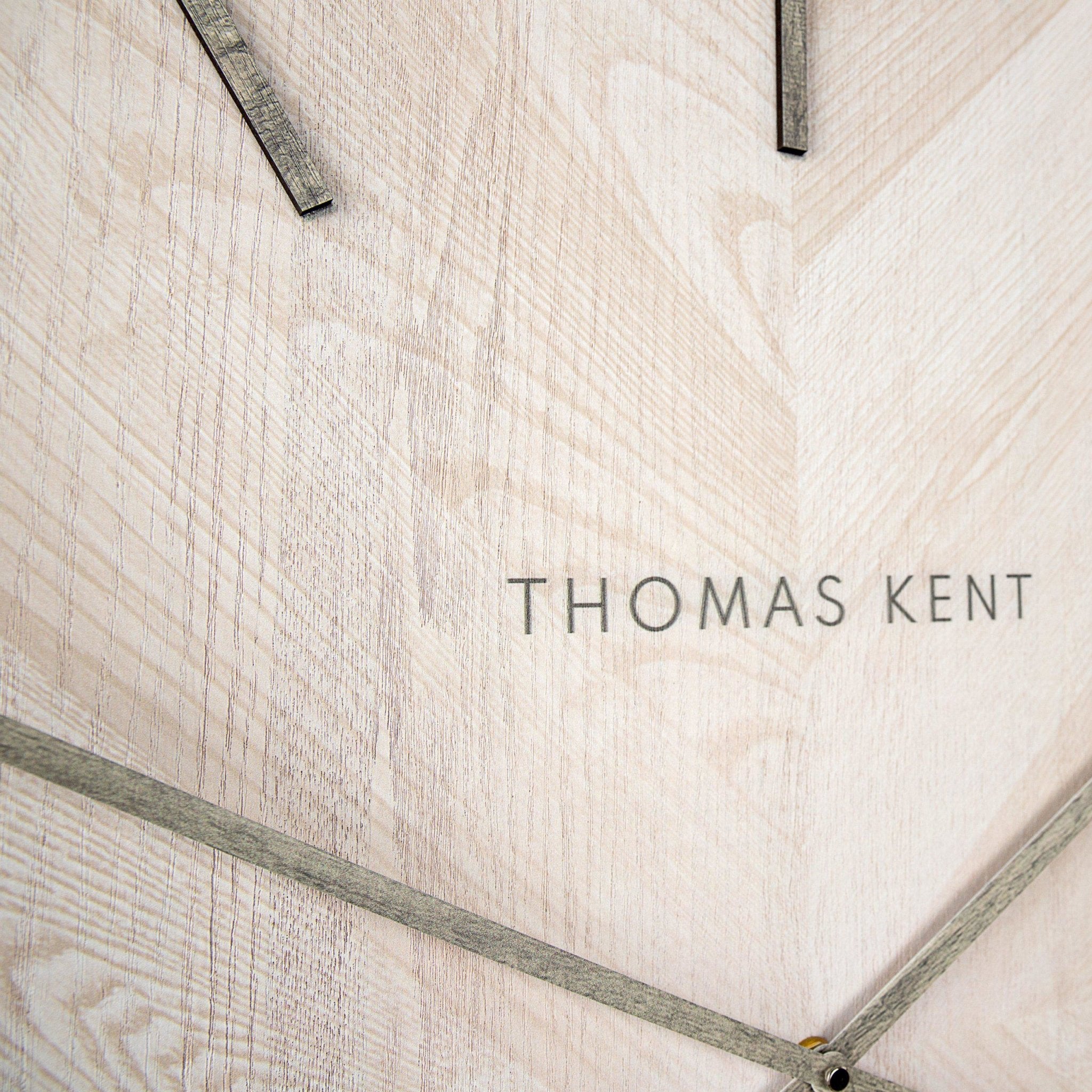 Thomas Kent Herringbone Wharf Wall Clock (76cm/30") - Duck Barn Interiors