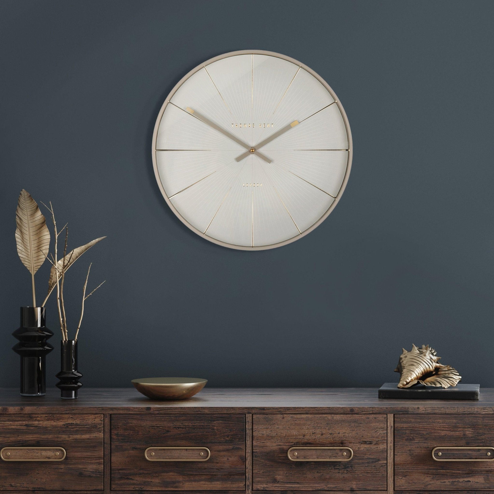 Thomas Kent Midtown Wall Clock (40cm/15") - Duck Barn Interiors