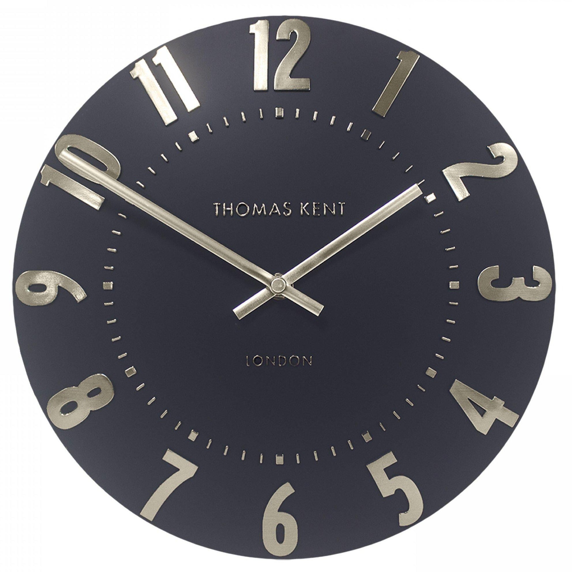 Thomas Kent Mulberry Wall Clock Odyssey (30cm/12") - Duck Barn Interiors