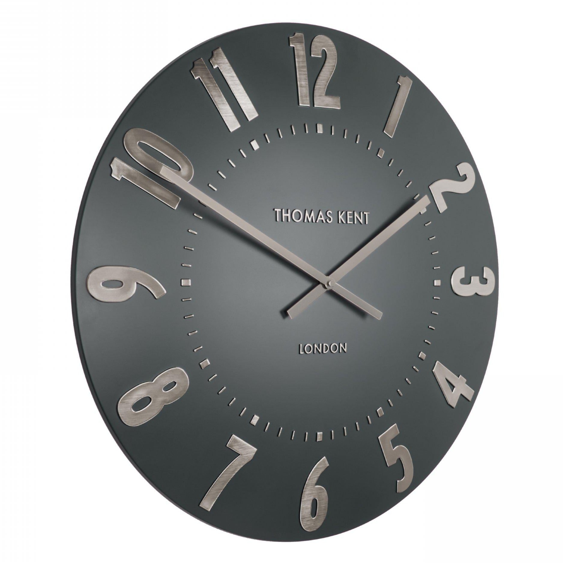 Thomas Kent Mulberry Wall Clock - Olive Green (30cm/12