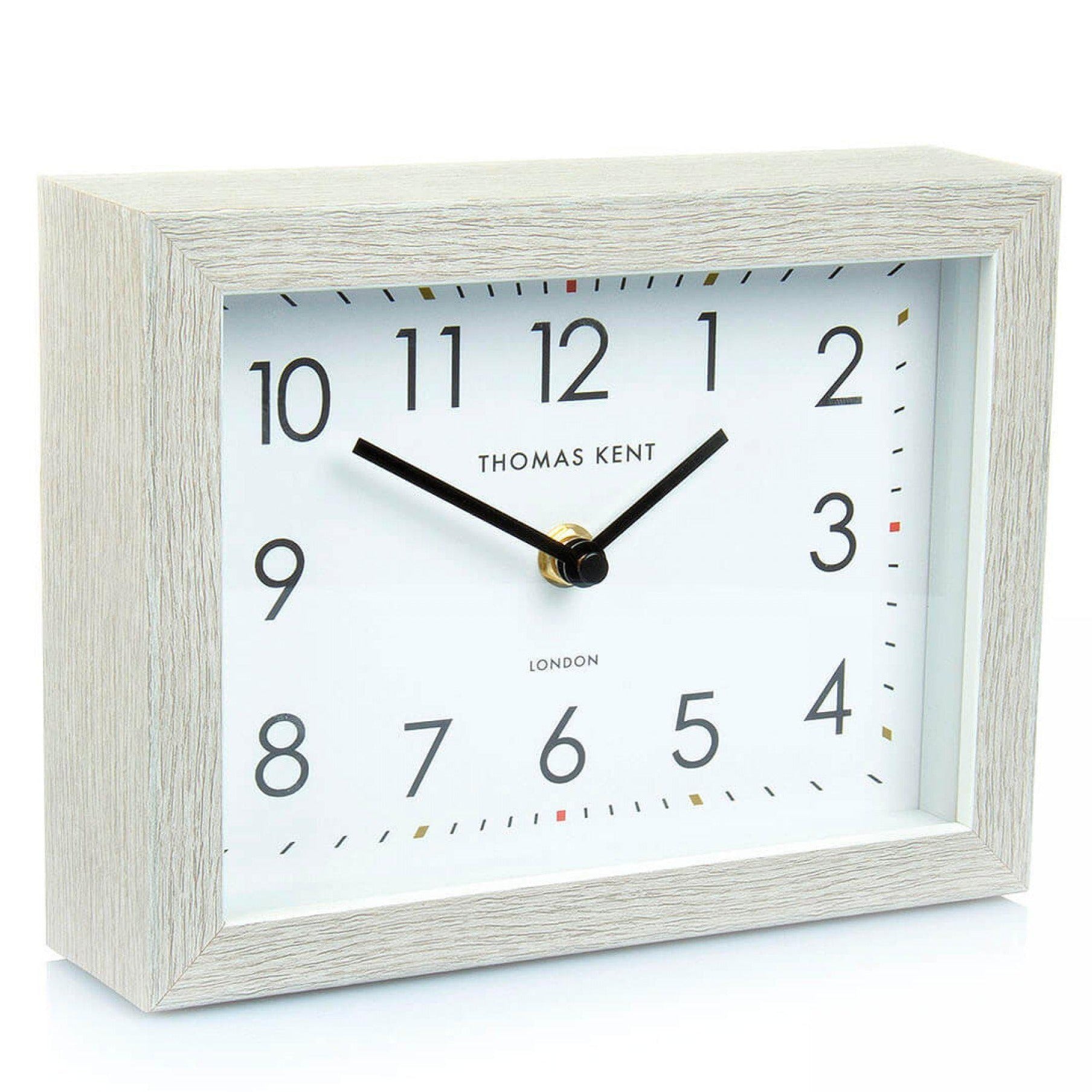 Thomas Kent Smithfield Mantel Clock - Silver Birch (16cm/7") - Duck Barn Interiors