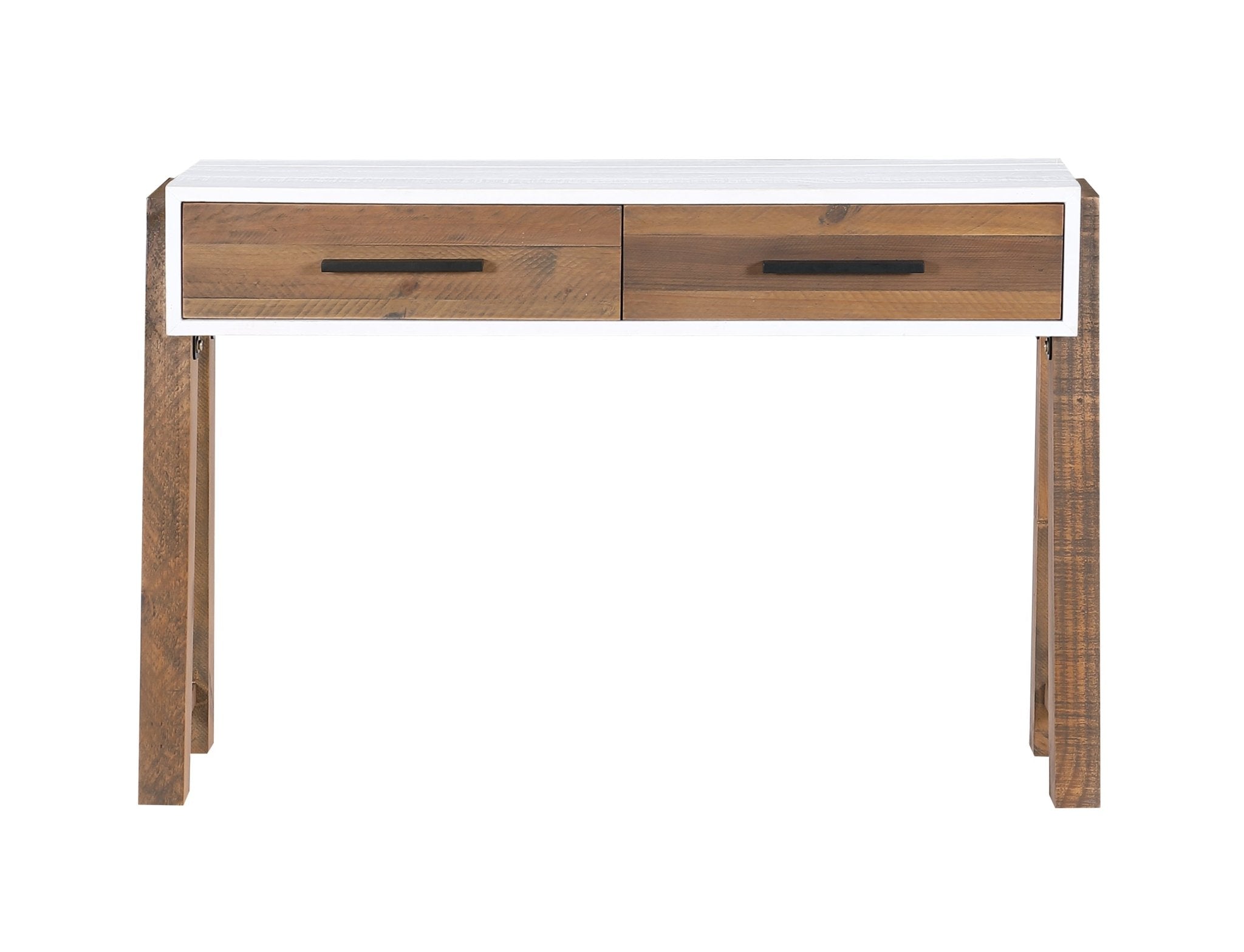 Trinity Reclaimed Wood Console Table Open - Duck Barn Interiors