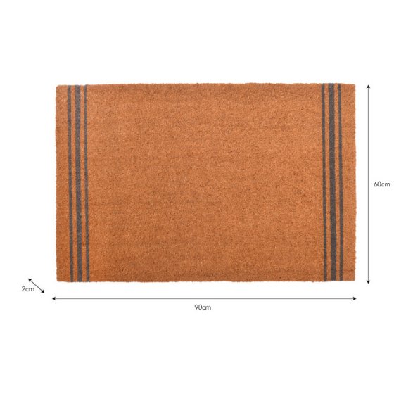 Triple Stripe Doormat (2 sizes) - Duck Barn Interiors
