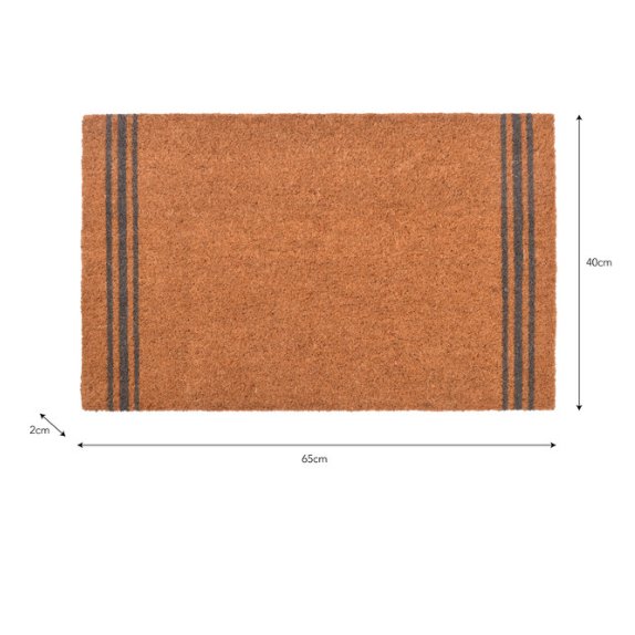 Triple Stripe Doormat (2 sizes) - Duck Barn Interiors