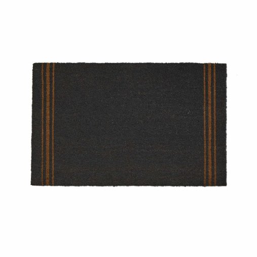 Triple Stripe Doormat - Charcoal (2 sizes) - Duck Barn Interiors