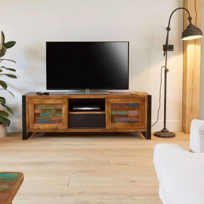 Urban Chic Widescreen Television Cabinet1 - Duck Barn Interiors