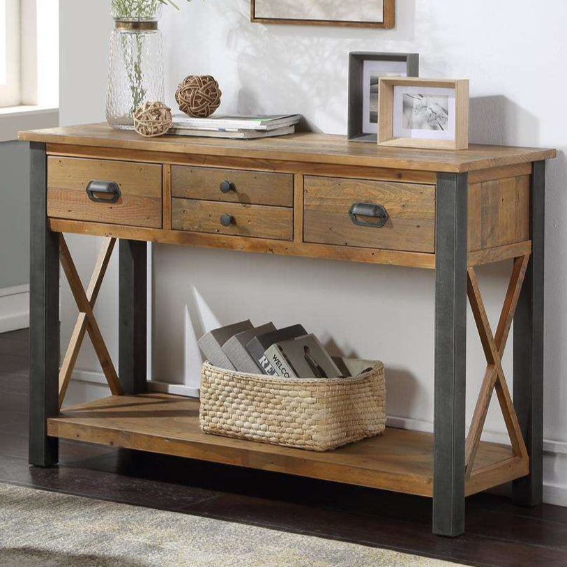 Urban Elegance - Reclaimed Console Table1 - Duck Barn Interiors