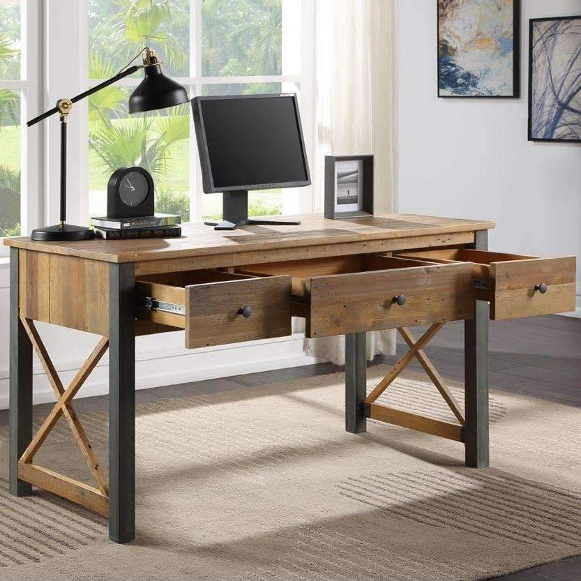 Urban Elegance - Reclaimed Home Office Desk / Dressing Table - Duck Barn Interiors