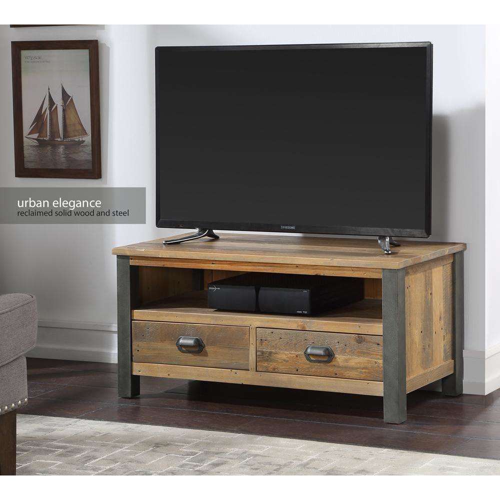 Urban Elegance - Reclaimed Widescreen TV Cabinet - Duck Barn Interiors