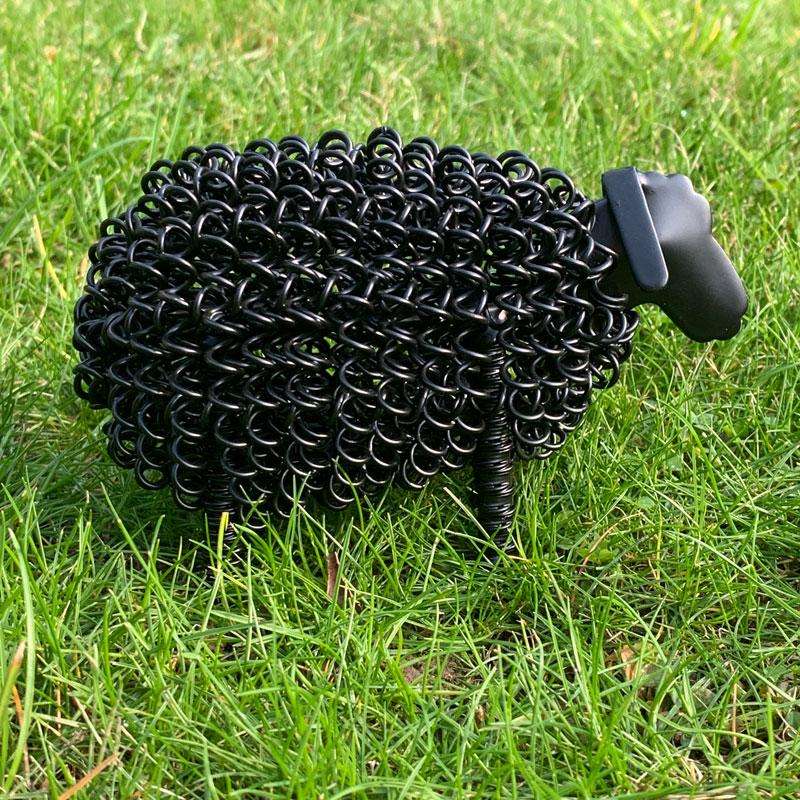 Wiggle Metal Lamb - Black3 - Duck Barn Interiors