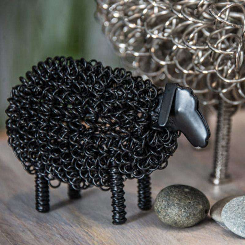 Wiggle Metal Lamb - Black1 - Duck Barn Interiors