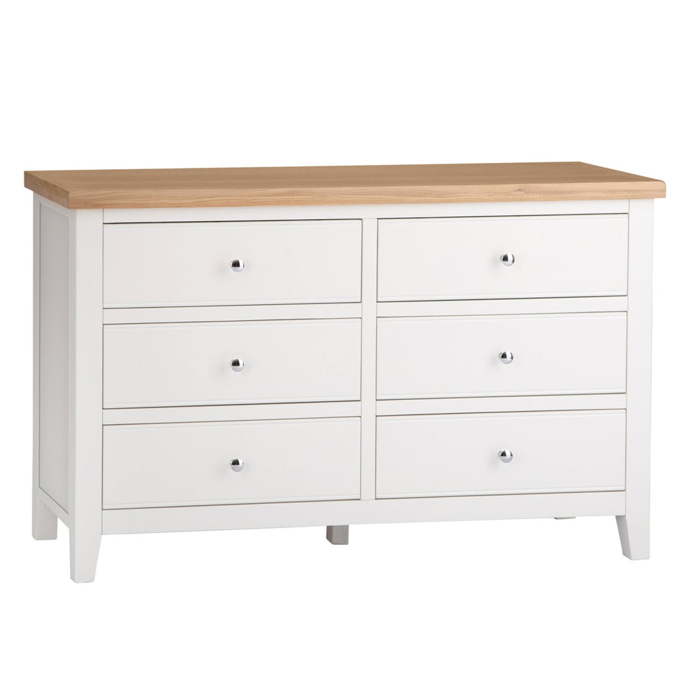 Windsor White 6 Drawer Chest10 - Duck Barn Interiors