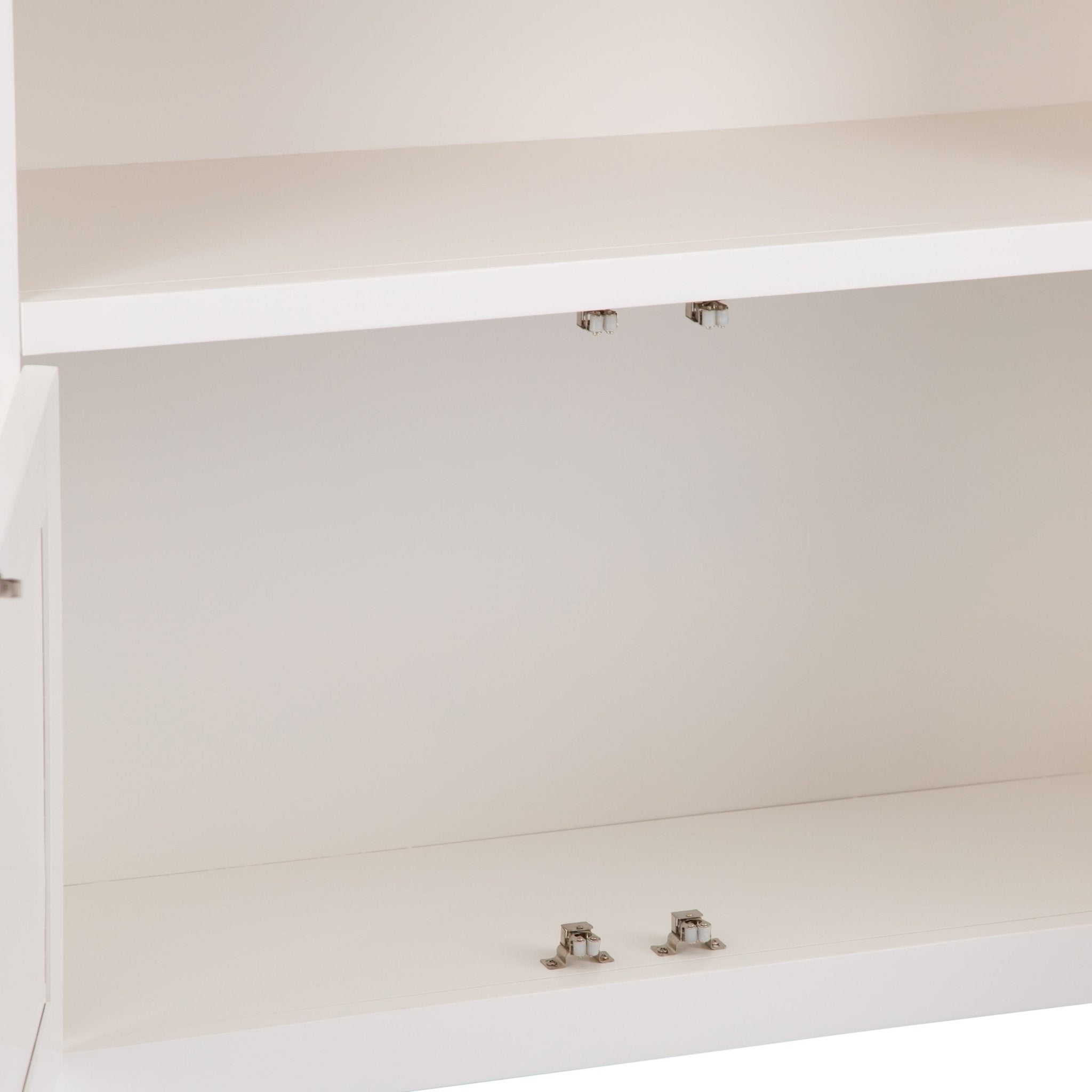 Windsor White Large Wide Bookcase - Duck Barn Interiors