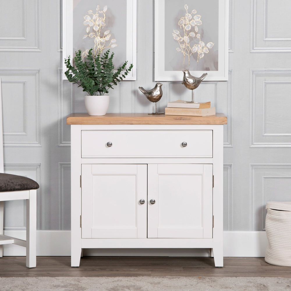 Windsor White Small Sideboard1 - Duck Barn Interiors