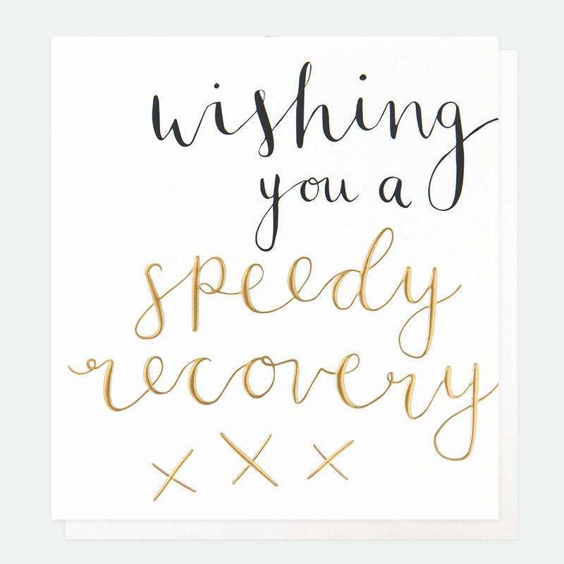 Wishing You A Speedy Recovery Card - Duck Barn Interiors